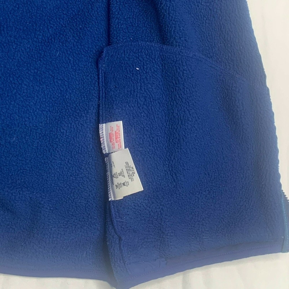 Vintage '91 Patagonia Mens Synchilla Fleece Jacket Cobalt Blue 25021 Size Large - Picture 5 of 12